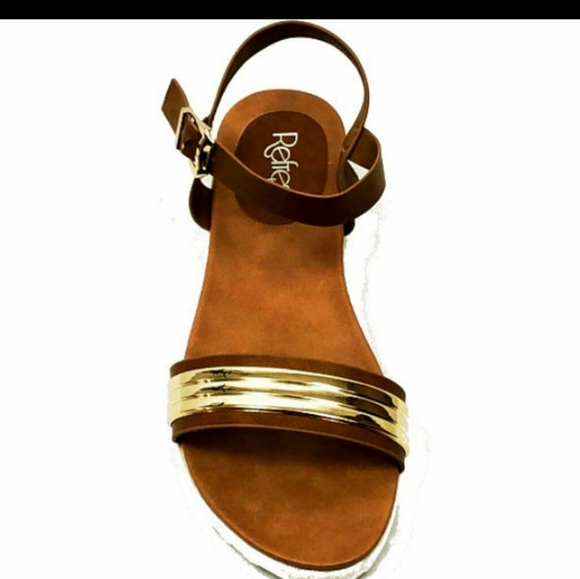 10-6A/11-6B***Nadia 2 tone sandals* - Picture 2 of 4